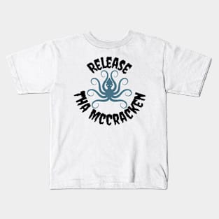 Release Tha McCracken logo Kids T-Shirt